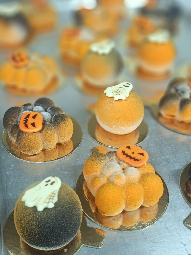 Monoporcje dyniowe na Halloween